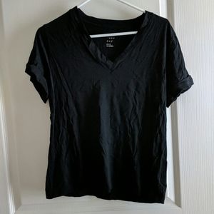 Cuffed short sleeve tee